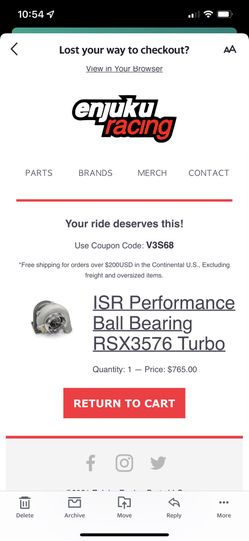 ISR Performance Dual Ball Bearing T3 Turbo 