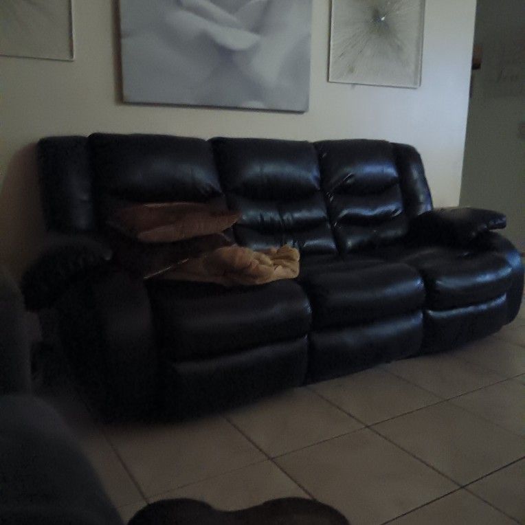 Leather Sofa Recliner