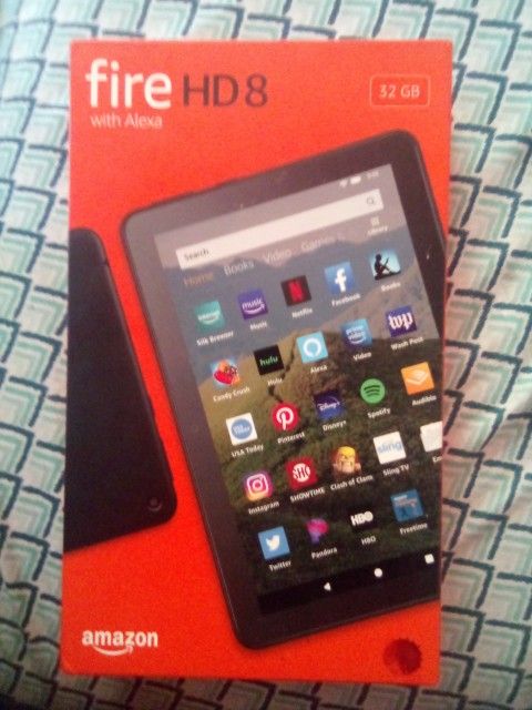 Amazon Fire HD 8 with Alexa 10th Generation - 8” - Tablet - 32 GB - Black