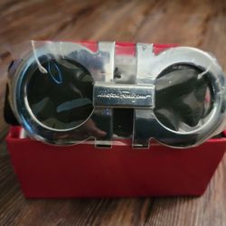 Ferragamo Belt BLACK With Silver Buckel $125 OBO