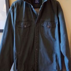 🔥ONLY $20!! EXX FLAWLESS COND LG GRN HIGH SIERRA INSULATED HEAVYWEIGHT COTTON JACKET