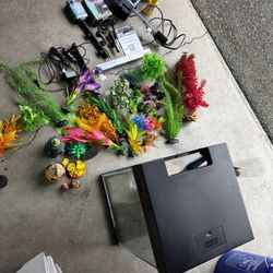 10 Gallon Tall Aquarium With Extras!