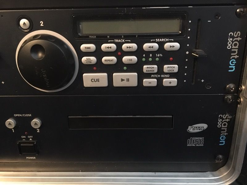 Stanton C. 500 DJ Dual CD Player (rack case not included)