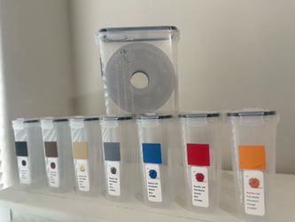 3D Printing Filament Containers w/ Color Labels