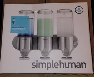 Triple Wallmount Pumps In White