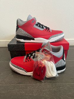 Jordan 3 Fire Red Unite Chicago Exclusive Size 13