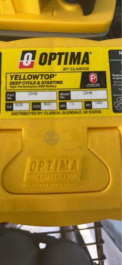 Optima batteries