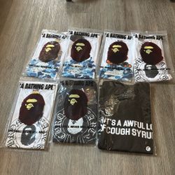 Bape Shirts And Aloc
