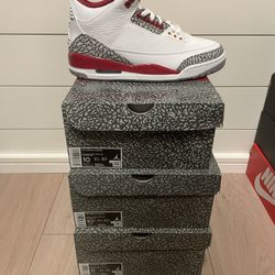 jordan 3 cardinal