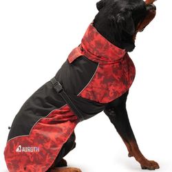 Auroth Dog Jacket Outdoorfor Large Medium Dogs, Waterproof Windproof