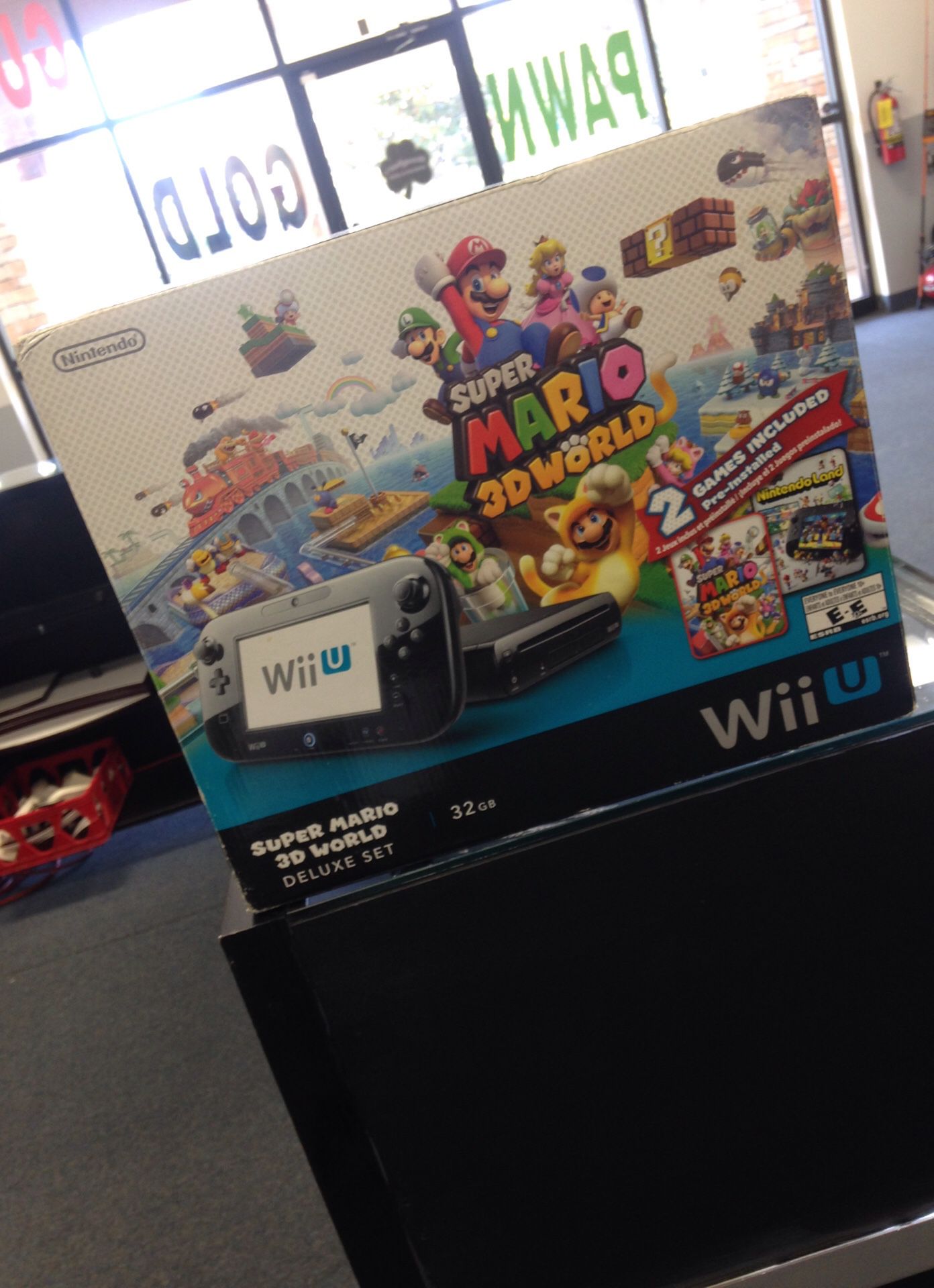 Super Mario world Nintendo Wii U in box