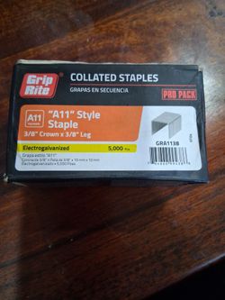 Collated staples