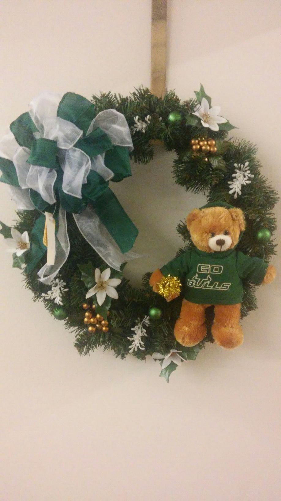 15 inch USF "Bulls" wreath
