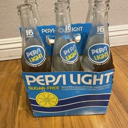 Vintage Pepsi Light Bottles