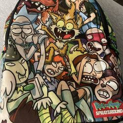 Spraygrounds Rick And Morty Backpack