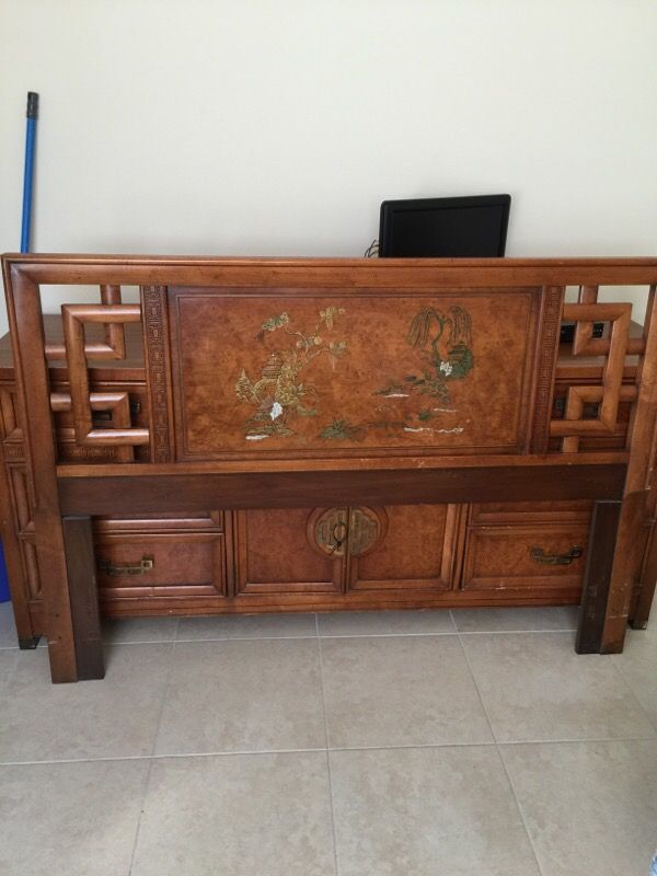 Antique Queen Headboard