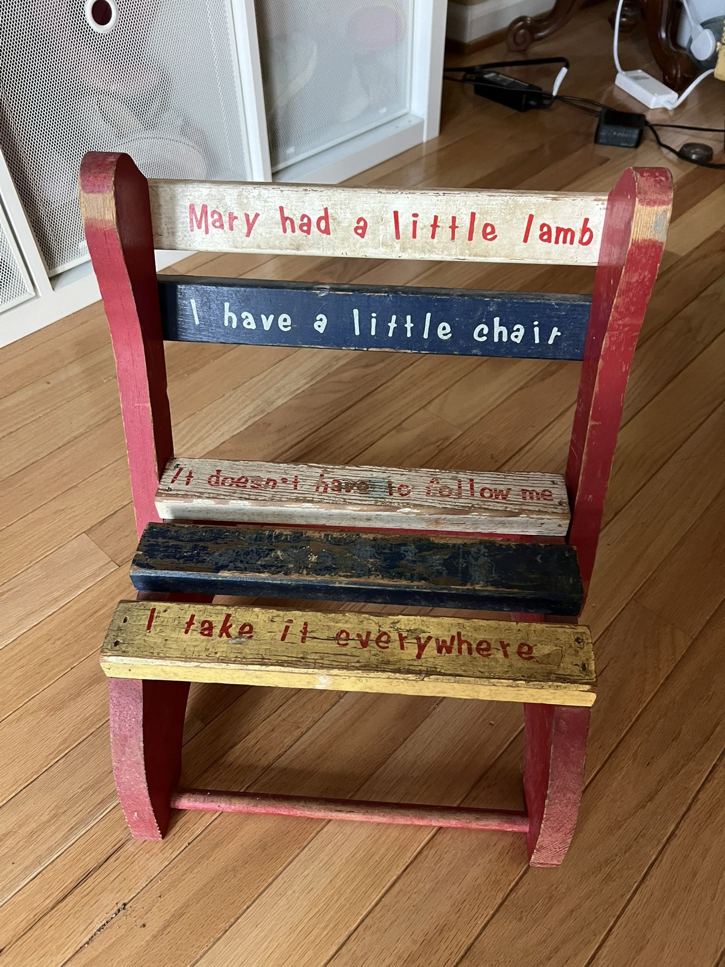 Handcrafted Children’s Seat/Stepstool