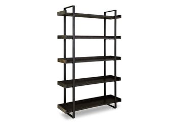 Solid Mango Wood and Metal Bookcase, Ashley