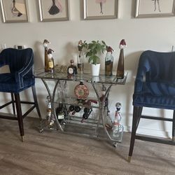 2 Z Gallerie Stools High Chairs 