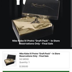Kobe 4 Protro Draft Pack
