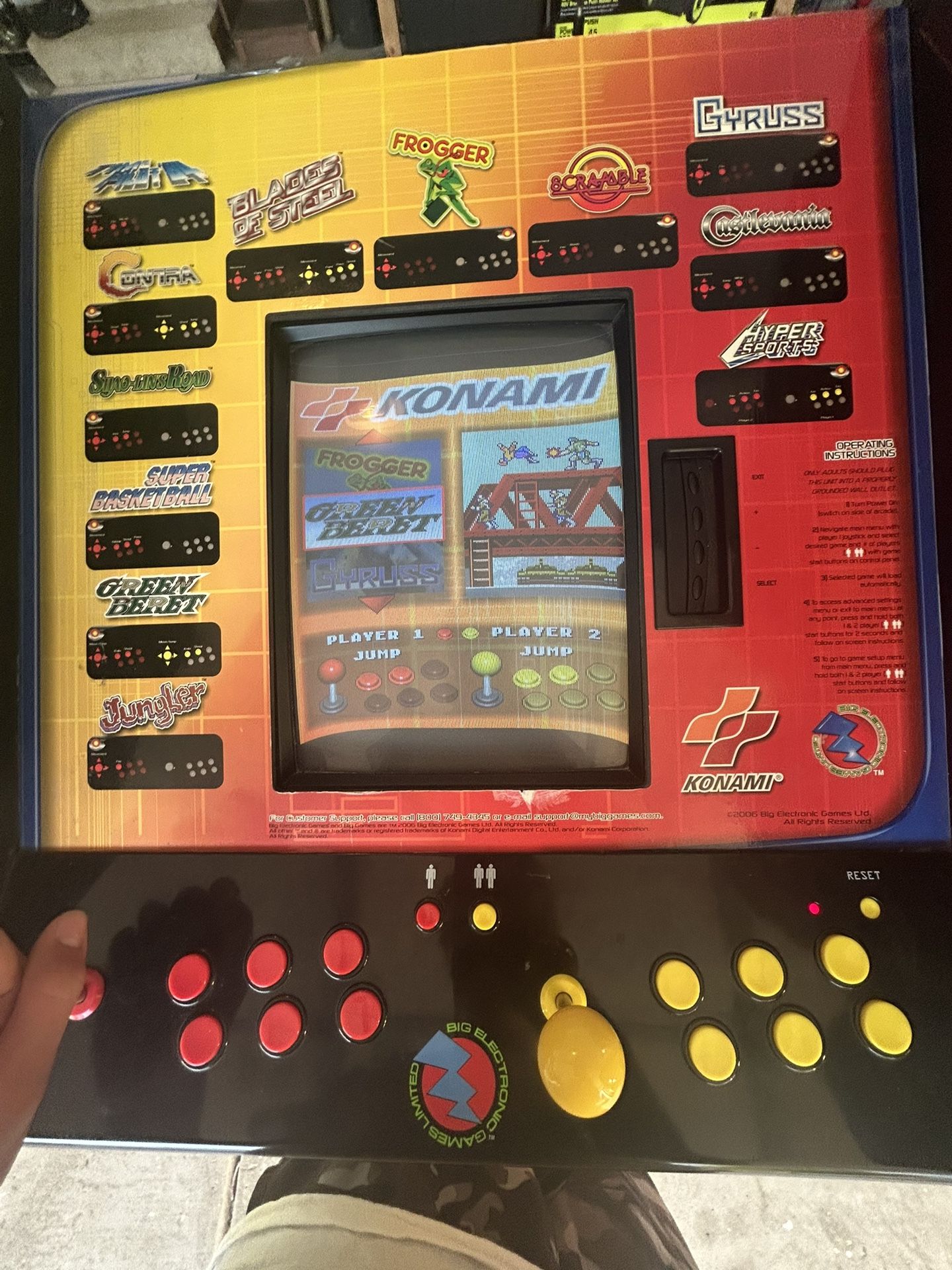 Konami Arcade Machine 