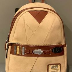 Star Wars Obi-Wan Kenobi Cosplay Mini Loungefly Backpack Exclusive NEW WITH TAGS