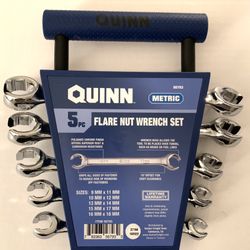 QUINN - NEW Flare Nut Wrench Set (Metric) 9mm - 18mm