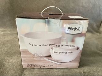 Set of 3 Ceramic Batter Bowls