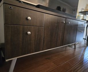 solid wood TV stand