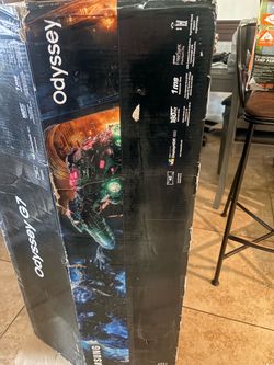 Large Curved Ultrawide Monitor Samsung 2025