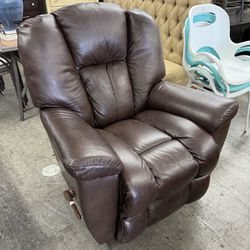 Leather Recliner Reclining Chair 
