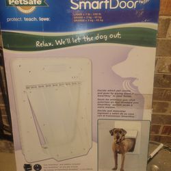 Large smart electronic dog door