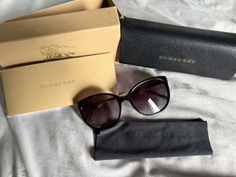 Burberry Cat-Eye Sunglasses with Case, Warranty, and Box
