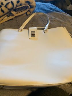 New big white purse