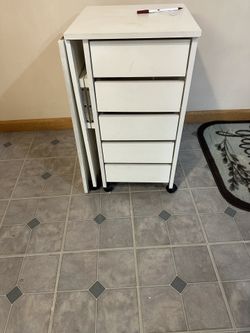 Sewing Cart On Wheels With 5 Drawers
