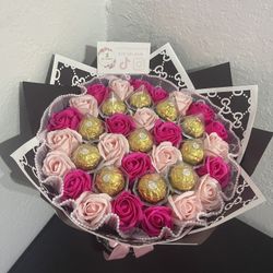 Mothers Day Soap Rose Ramo