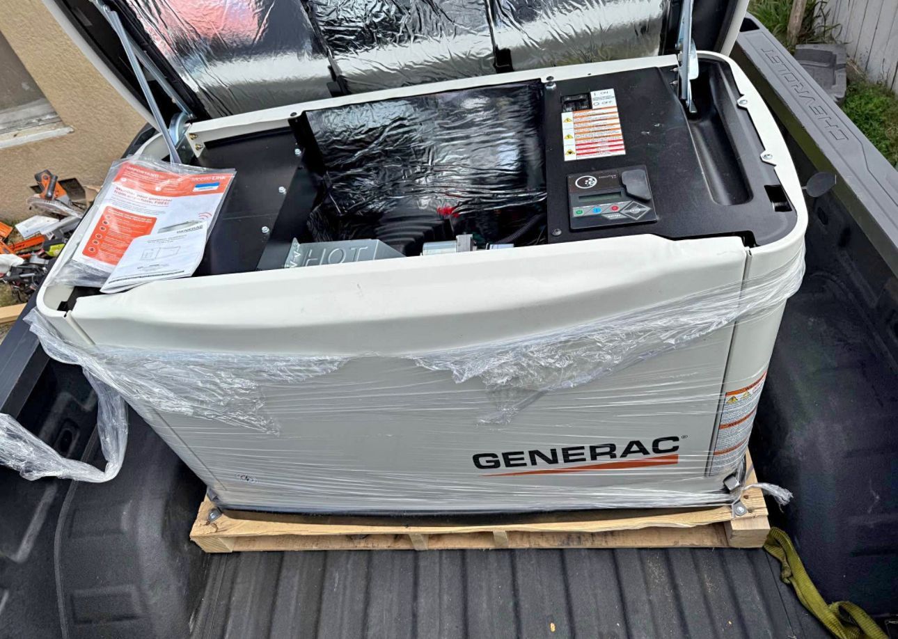Generac 10,000 Watt - Dual Fuel Air- Cooled Whole House Home Standby Generator, Smart Home Monitorin
