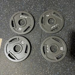 5 Lb Olympic Weight Plates (4)