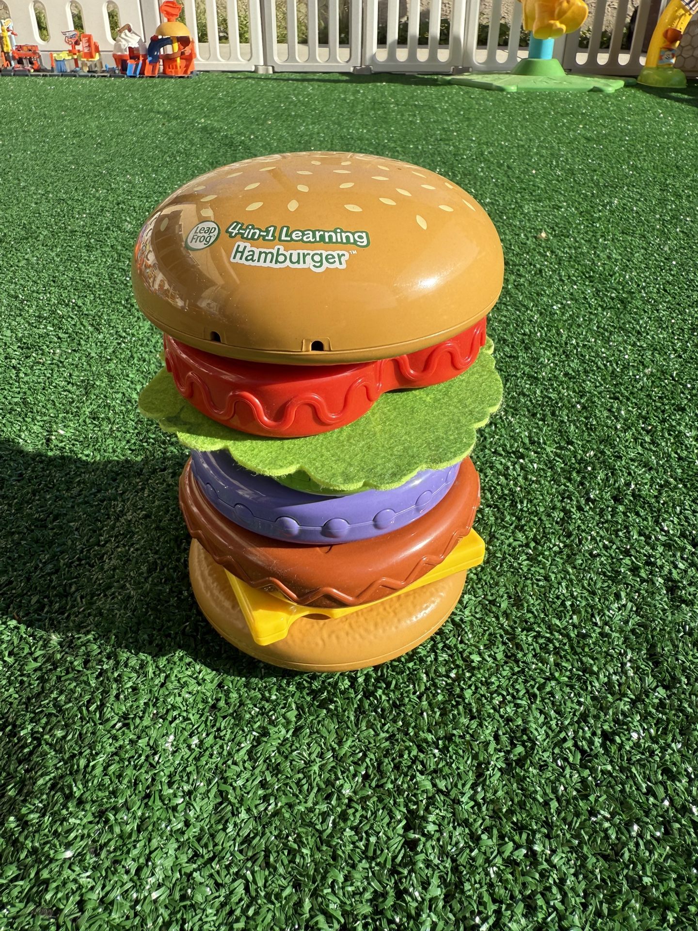 4 in 1 learning hamburger