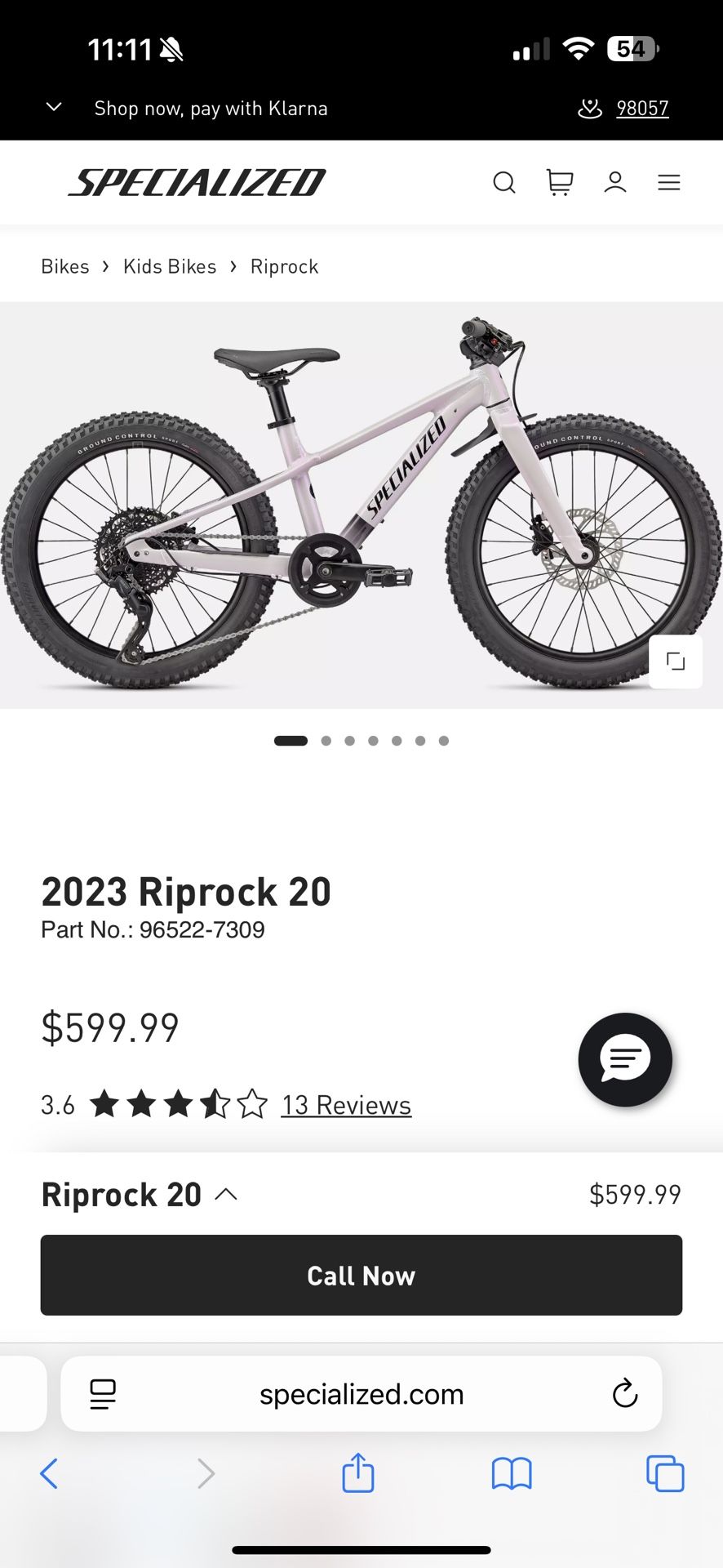 Specialized 2023 Riprock 20 Mountain bike