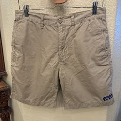 Patagonia Men Organic Cotton Beige Shorts Size 30