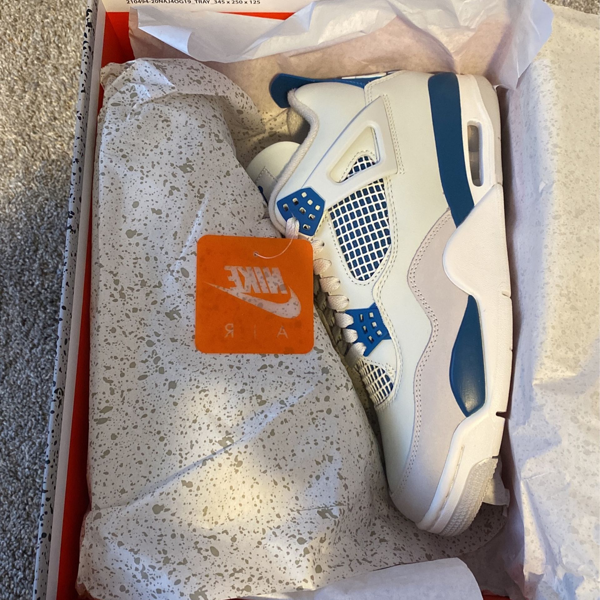 Jordan 4 Industrial Blue 