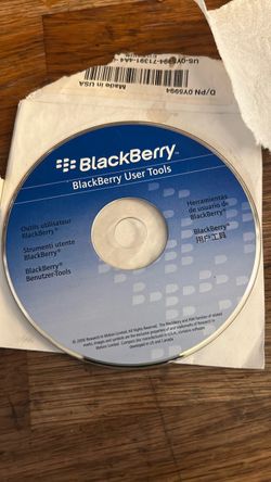 BlackBerry installation Disk + Manual