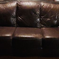 Leather Sofa 