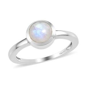 Kuisa Rainbow Moonstone Ring (Size 5)