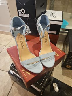 Women's Fashion Bridal Formal Ankle Strap Open Toe Heels Evening Dress Sandals

