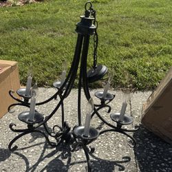 6 Candle Chandelier 