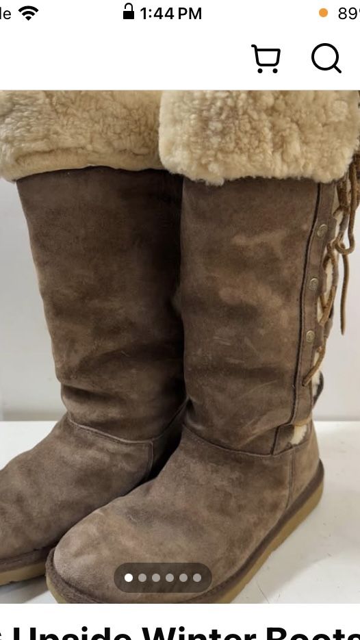 Very unique ugh boots gray