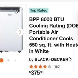 Black Decker A/c 8,000 BTU 
