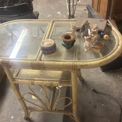 Free Table With Figurines  